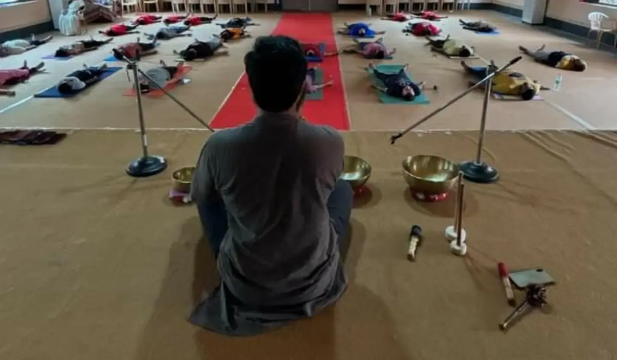 Naveen K. Kolli in Yoga Nidra — conscious deep rest