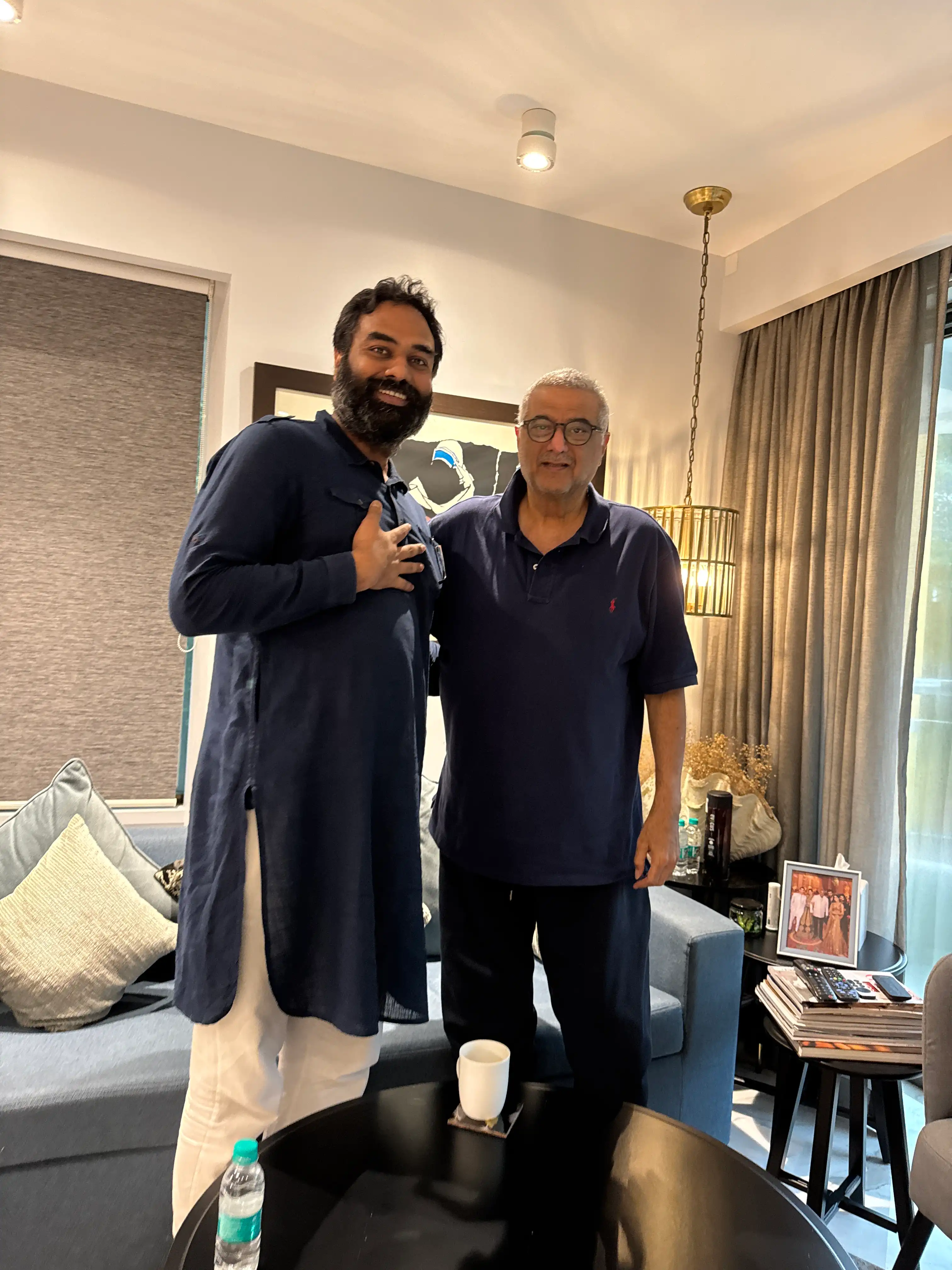 Naveen K. Kolli with Mr. Boney Kapoor