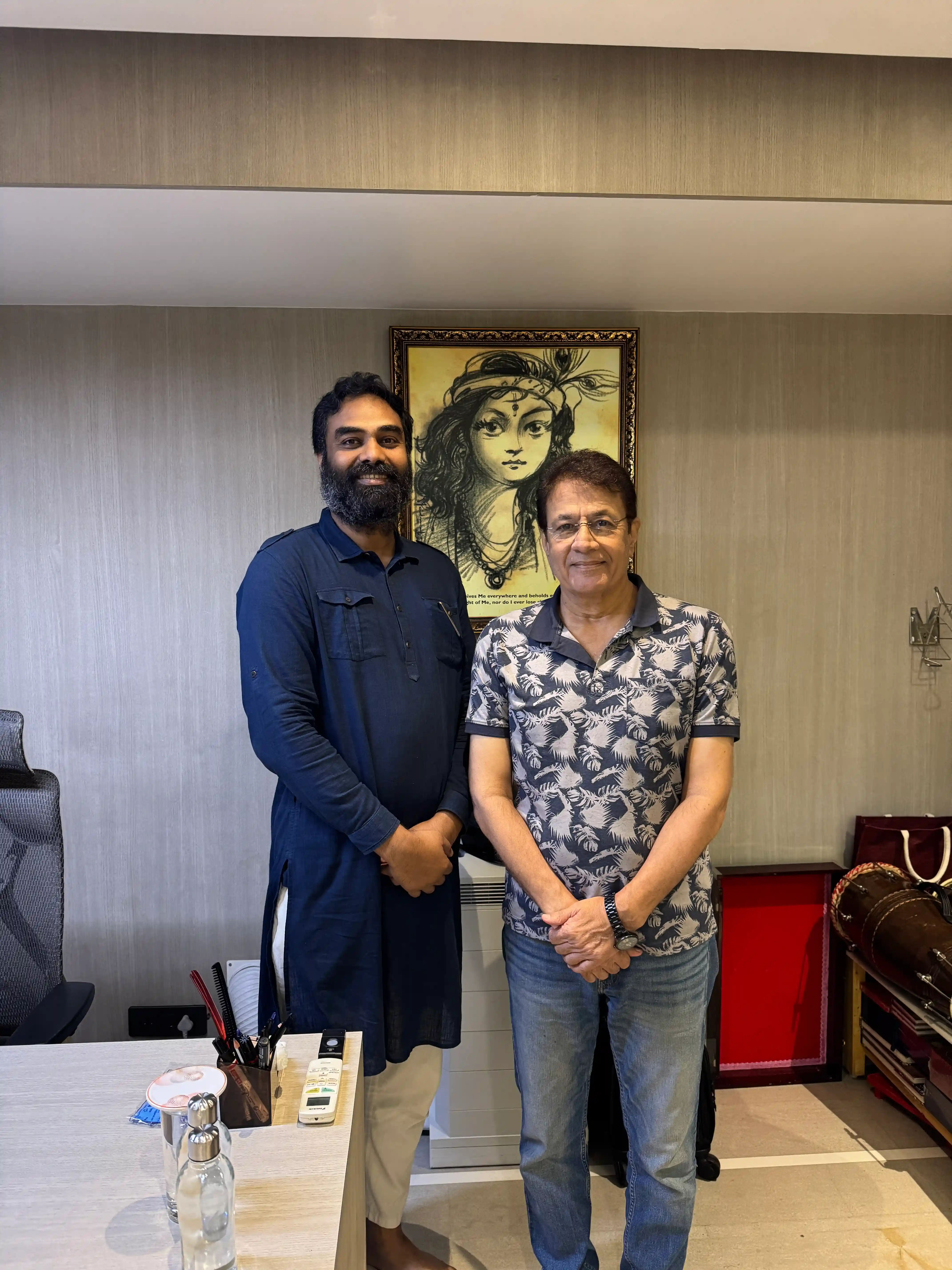 Naveen K. Kolli with Mr. Arun Govil